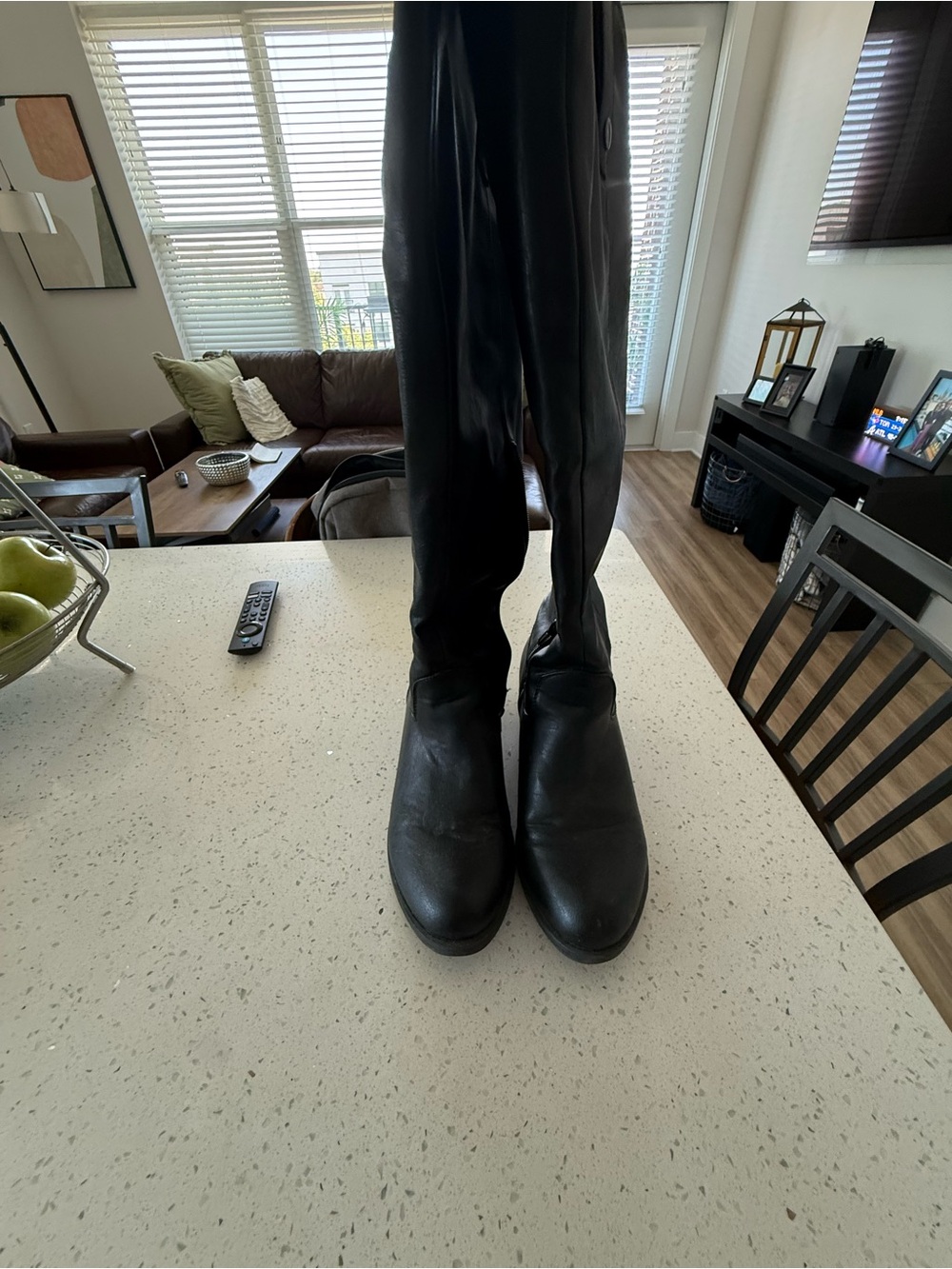 Black Leather Boots